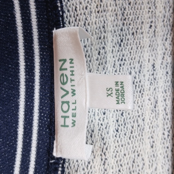 HAVEN WELL WITHIN Organic Cotton French Terry Cardigan size XS - Picture 5 of 7